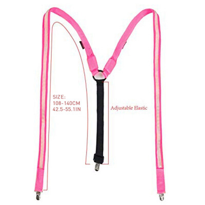 

Unisex Fashion Party Decoration LED Light Up Suspender Colorful Change Color Personality