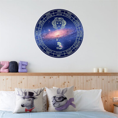 

Toponeto Wall Sticker Twelve Constellations Luminous Glowing Sticker Shining Stars Decor