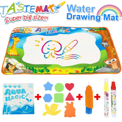 

Pachock Water Drawing Mat Water Doodle Mat 100 X 70 CM Mess-Free Aqua Magic Mat Perfect Educational Toys for Toddlers Children