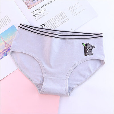 

Women Seamless Underwear Mid-rise Sexy Llingerie Briefs Cartoon Animal Print Cotton Panties Women Intimates Girl shorts culotte