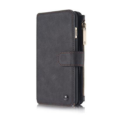 

Luxury Magnetic Leather Case For iPhone XS Max XR X 7 8 6 6S Plus 5 Back Cover Card Holder Slot For Apple iPhone 6S Leather Case