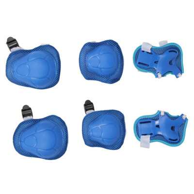 

6 pcs Childrens roller skating climbing gear set outdoor sports cycling four colors durable children protective gear