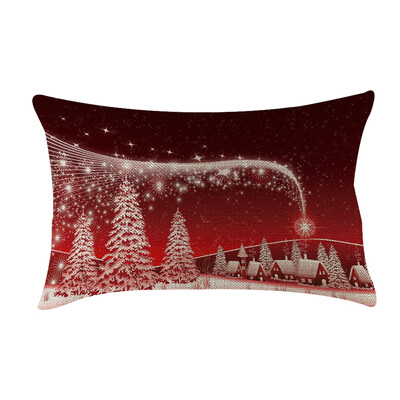 

Tailored Christmas Sofa Bed Home Decoration Festival Pillow Case Cushion Cover20x12inch