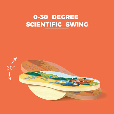 

YIWULAChildrens Fitness Seesaw Balance Training Board Feel Balance Board Toys