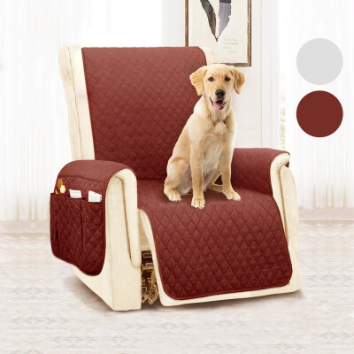 

Premium Single Seater Chair Slipcover Couch Covers for Dogs Chair Cover Quilted Furniture Protector Microfiber Slip Cover