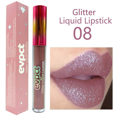 

Shimmers Metallic Pearl Lip Gloss Long Lasting Waterproof Glitter Makeup Lipstick