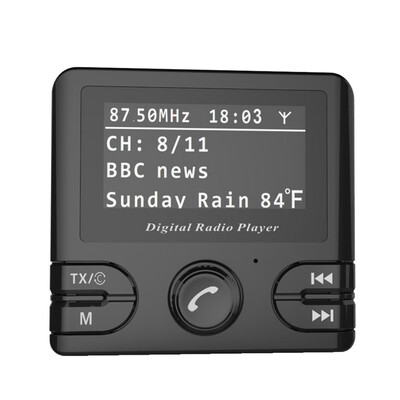 

DAB Car Digital Radio Receiver Adapter FM Transmitter Bluetooth Automotive Music Player Hand Free Answer