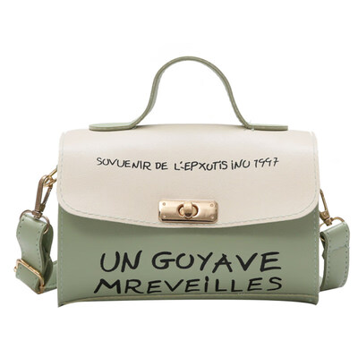 

Fashion Letter Printed Faux Leather Crossbody Shoulder Bag Women Handbag Pouch