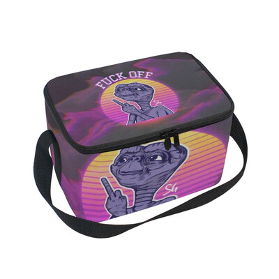 

ALAZA Lunch Box Bad Monster Insulated Lunch Bag Large Cooler Tote Bagfor Men Women