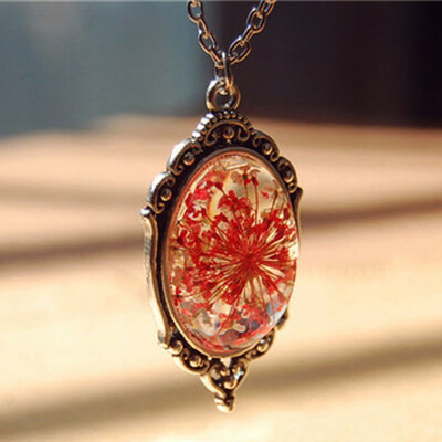 

Handmade New Necklace New Flowers Personality Women Necklace Natural Pendant