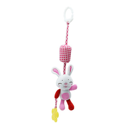 

Siaonvr Plush Animal Toy Wind Chime Spiral Bed Cart Accessories Baby Car Pendant