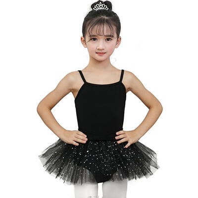 

Girls Ballerina Fairy Prom Party Costume Sequined Star Ballet Dance Wear Dress Beautiful Gymnastic Leotard Tutu Dress