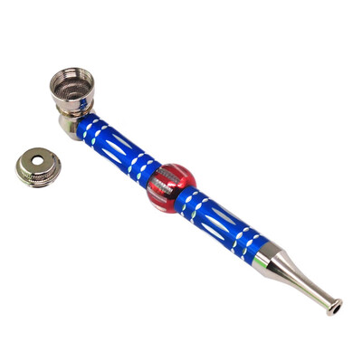 

Quality Metal Pipes Portable Tobacco Pipe Weed Smoking Pipe Gift Mill Smoke Narguile Weed Grinder Smoking Set Cigarette Holder