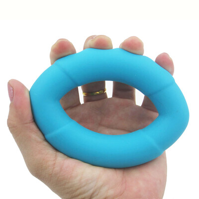 

〖Follure〗Olive Shape Finger Hand Grip Muscle Power Training Rubber Ring Exerciser Toy