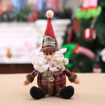 

Christmas Children GiftsTree Cartoon Decorations Doll Doll Christmas Tree Cloth Ornaments