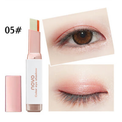 

Women Shimmer Gradient Double Color Eyeshadow Stick Earth Color Cream Pen Cosmetics Eye Shadow Eyeshadow Palette