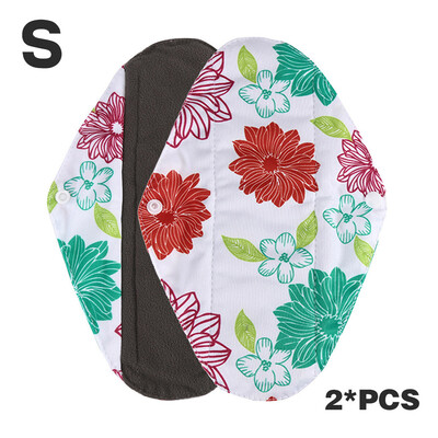 

Gobestart Reusable Bamboo Cloth Washable Menstrual Pad Mama Sanitary Towel Pad Green 2PC