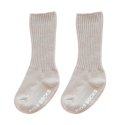 

Newborn Baby Socks Solid Printing Sole Soft Sock Boys Girls Infant Toddler Anti-slip Floor Socks