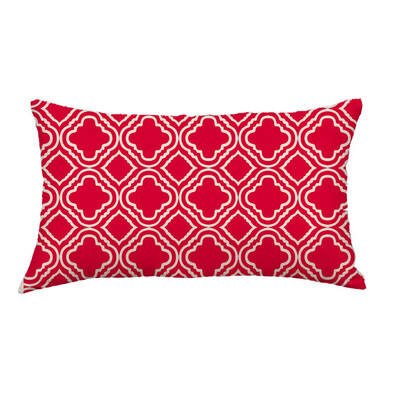

〖Follure〗Geometric Lines Sofa Bed Home Decoration Festival Pillow Case Cushion Cover A