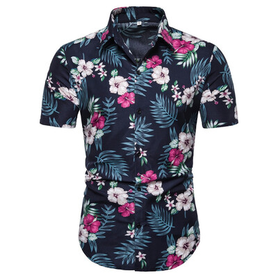 

Tailored Fashion Men Summer Bohe Linen Short Sleeve Basic T Shirt Blouse Fit Slim Top