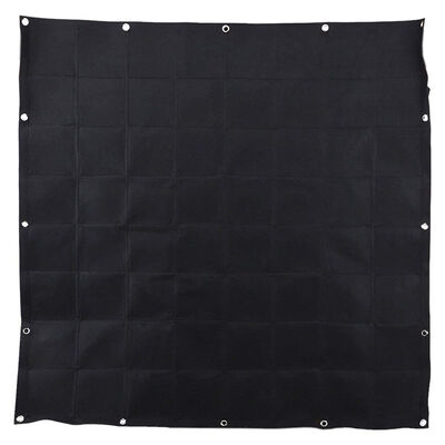 

64 Pocket Vertical Wall Mounted Rattan Garden Planters Grow Bags Plant Pouch Hanging Flower Pots