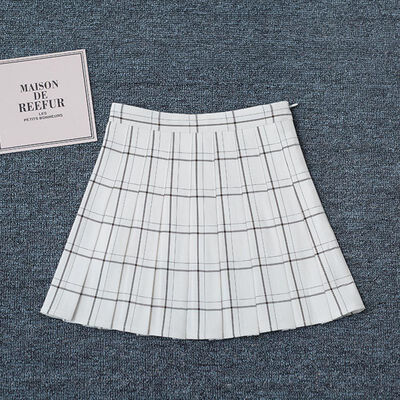 

Women Skirts Harajuku Fashion Plaid Skirt Female Korean Kawaii Cute Clothing For Women School High Waist Pleated Mini Skirts