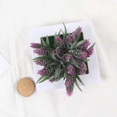 

Artificial succulent plants Imitation fake flowers wood photo frame 3D Decoration Green Wall Hanging home decor