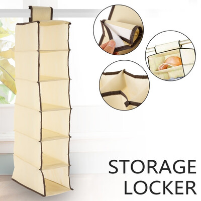 

Hanging Wardrobe Organizer Storage Portable Clothes Wardrobe Cabinet Hanger