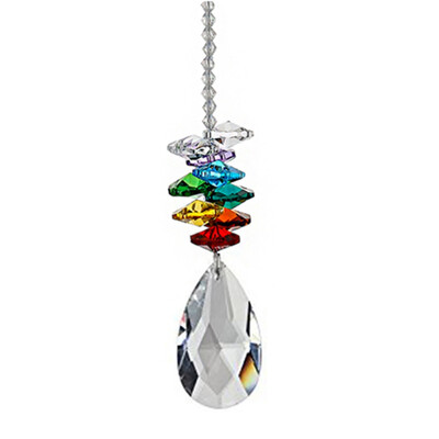 

Crystal Sun Catchers Chandelier Crystals Ball Prism Pendant Rainbow Maker Hanging Chakra Cascade Suncatcher