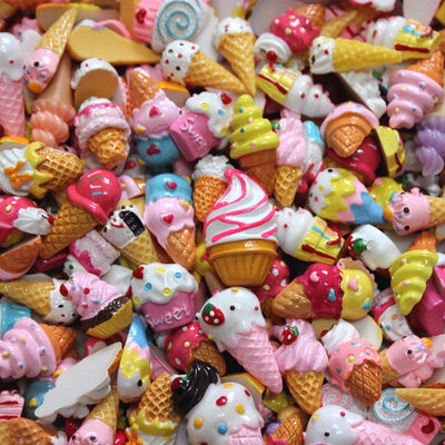 

30PCS Cute Resin Blessing Bag DIY Accessories For Children Decoration Crafts For Phone Case