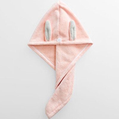 

Cartoon Rabbit Strong Water Absorbing Microfiber Dry Hair Towel Wrap Bathing Shower Cap Dry Towel