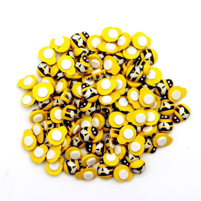 

100pcs Bee Decorative Plant Micro Landscape Decoration Diy Jewelry Accessories Garden Supplies