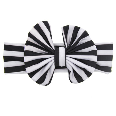 

New Fashion Babys Stripes Bow Rabbit Ears Hair Ring Headband Baby Hair Accessories Cotton Beautiful Headband