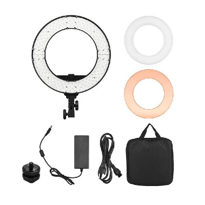 

Andoer HD-14D 14 Inch Studio Ring Light 36W 5600K Dimmable LED Video Light Lamp Built-in 192pcs SMD LEDs Digital Photographic Ligh