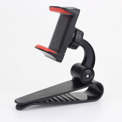 

Universal Safe Sun Visor Car Phone Holder Car Navigation Holder Clip Install On Mirror Handle For Mobile Phone