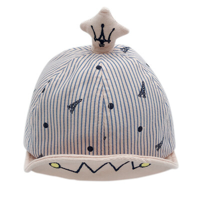 

Cotton Infant Baby Hats Cute Casual Striped Soft Eaves Kids Baseball Cap Baby Boy Girls Sun Protect Hat Caps
