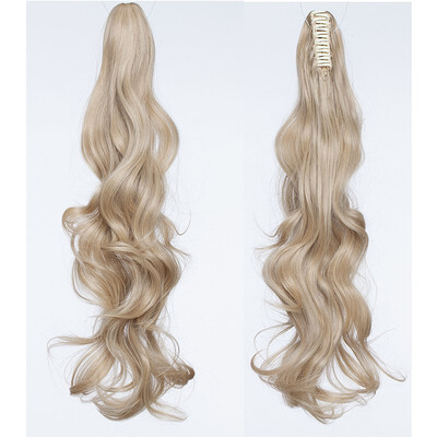 

24"-26" Claw Clip on Ponytail Real Long Pony Tail Clip in Hair Extensions