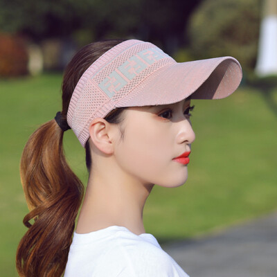 

Empty top hat womens spring&summer leisure Korean mix&match sweet letter baseball cap knitting cap outdoor sun hat