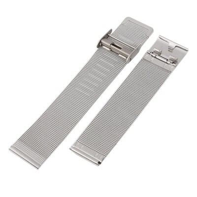 

12-24mm Universal Stainless Steel Metal Milanese Watchband Watch Band Strap Bracelet Black Rose Gold Silver