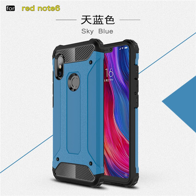 

Goowiiz Phone Case For Xiaomi Redmi Note 6Note 6 Pro King Kong Armor Fashion Bumper PC TPU Prevent falling