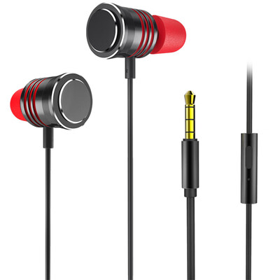 

Ling charm V5B gaming headset in-ear eating chicken esports headset 3D vibration sound effect subwoofer with wheat line control mobile phone computer universal