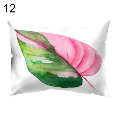 

Fashion Monstera Leaf Throw Pillow Case Cushion Cover Sofa Bed Home Car Decor