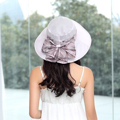 

Korean version of tide spring&summer along the beach hat ladies Joker sunshade cool hat sun folding outdoor sun hat