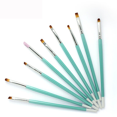 

〖Follure〗9Pcs Nail Art Designer Pen Multifunctional Nail Pen Brush Nail Tools
