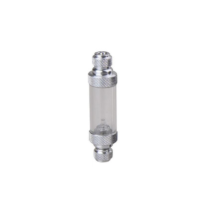 

Aluminum Alloy CO2 Bubble Counter with Check Valve for Aquarium Carbon Dioxide Measurement Device Double Head
