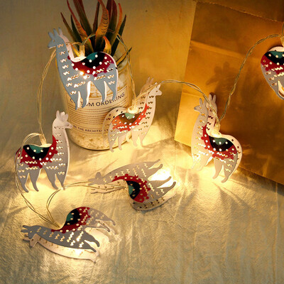 

〖Follure〗10 LED Wrought Iron Hollow Sheep Star For Holiday Decorative Light Sheep