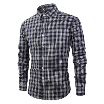 

Tailored Mens Long Sleeve Button Turndown Collar Painting Casual Top Blouse Shirts