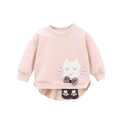 

Kids Girls Spring Autumn Casual Clothes SweatshirtFashion Baby Girl Cartoon Printing Long Sleeve Blouse Kids Sweatshirtss