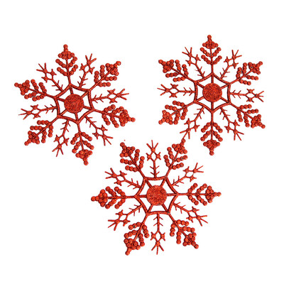 

Gobestart Snowflake Glitter Christmas Xmas Hanging Tree Frozen Decorations