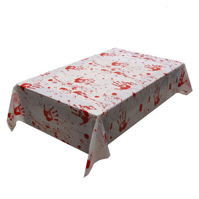 

1x165m15x245m Halloween Horror Props Blood Cloth Tableware For Halloween Party Blood Tablecloth Curtain DIY Decorations